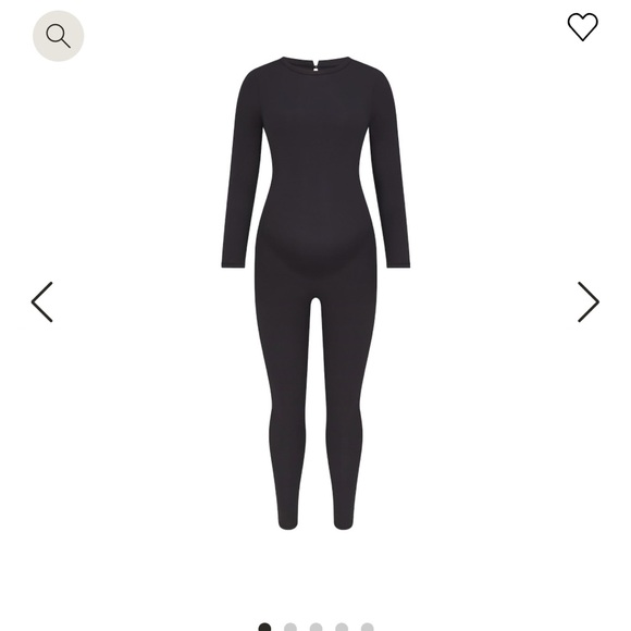 SKIMS FITS EVERYBODY MATERNITY LONG SLEEVE CATSUIT - Picture 1 of 2